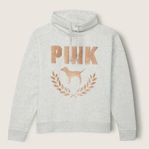 PINK victoria's secret womens funnel neck sweatshirt